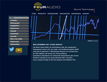 Tablet Screenshot of four-audio.com